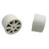 Rubber Door Stops/Wall Protectors with Screws (Large (33mm) White)