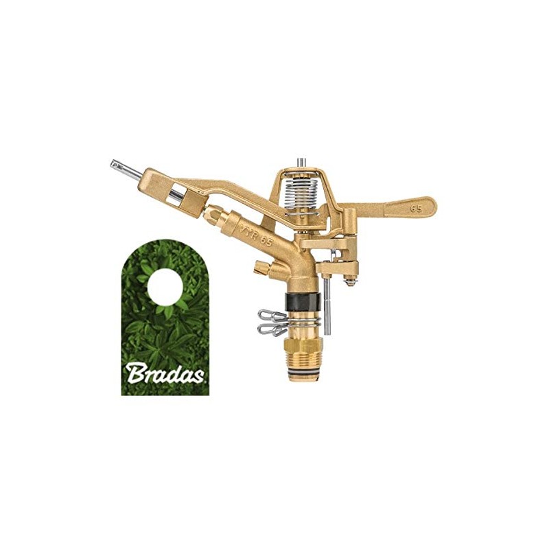 Bradas 0161 Brass Sprinkler 50 m AG 1 Inch Circular