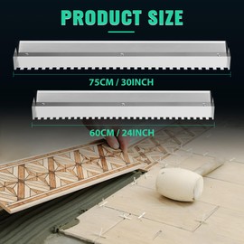 Mxmoonfree Tile Tools Tile Trowel 2/5" x 2/5" Square Notch Trowel 75cm/30inch, Perfect for Large Tiles Flooring & Tiling Masonry Hand Trowel