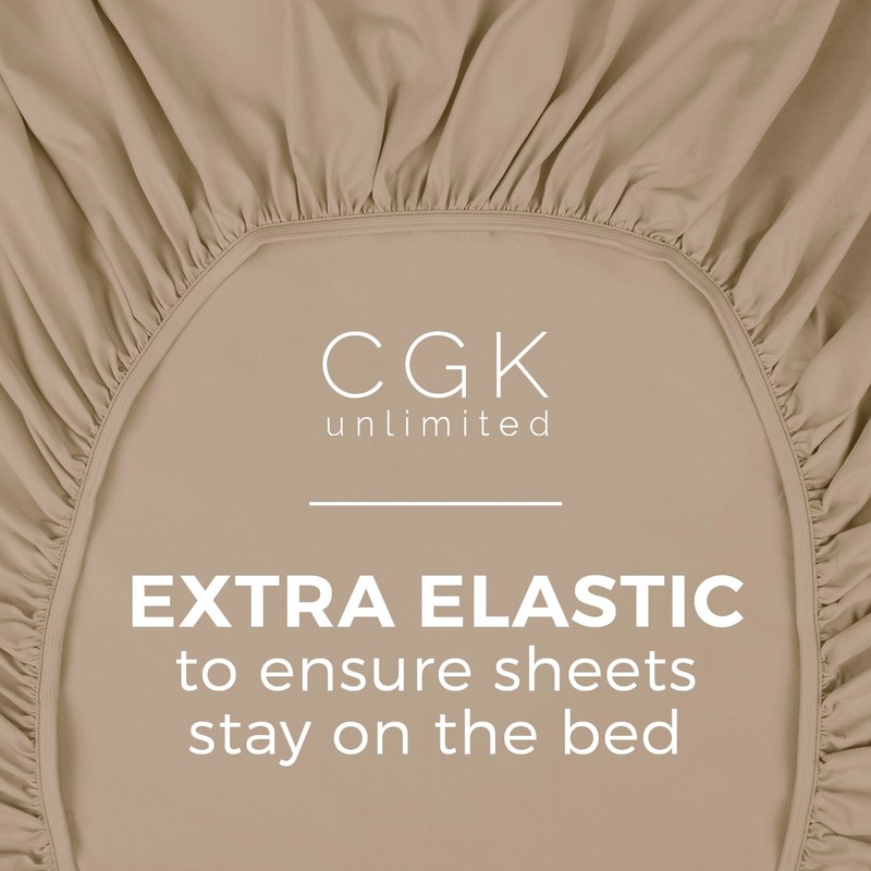 Small Double Bed Fitted Cotton Bedsheets - 100% Cotton Single