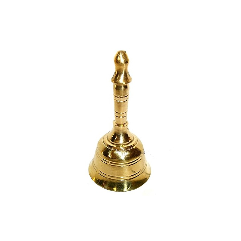Hand Crafted Metal Brass PUJA Bell, Collectible Art,Perfect for Home