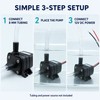 Mini 240L/H Brushless Submersible Water Pump, 12V 4.8W / 24V