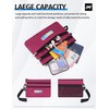 Peicees World Travel Essentials Currency and Passport Organizers Cash Cards