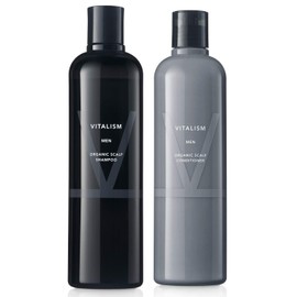 Vitalism Scalp Care Shampoo & Conditioner Set for Men (Men) 11.8 fl oz (350 ml) Each (Renewal Version)