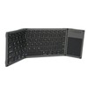 Portable Bluetooth Keyboard Foldable Multi Device Travel Keyboard with Touchpad