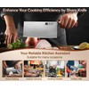 XINZUO 7.4 Inch Professional Chinese Chef Knife,Razor-Sharp Composite Stainless Steel