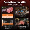 Termómetro digital inalámbrico inteligente Bluetooth para carne, 6 sensores de