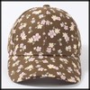 White Fang CZ127 Women's Baseball Cap, Girly Cap, Brim, Flower,