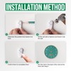 BAKBRAND Wall Clock with LCD Display Non-Ticking Silent Quartz Movement