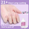 Tips for Gel Nails with Glue, Venares 500 Pieces Coffin