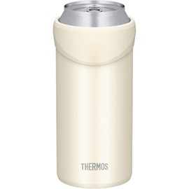 Thermos JDU-500 WH Insulated Can Holder, For 16.9 fl oz (500 ml) Cans, 2-Way Type, White