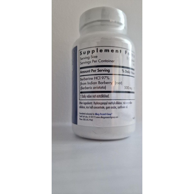 Allergy Research Group Berberine 500 60 Capsules