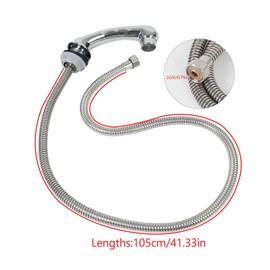 Hairdresser Wash Basin, Wash Basin Shower Set, Handheld Showerhead Set with Shower Hose for Hairdressing Salon Bathroom