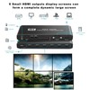 2x3 HDMI Video Wall Controller, 1080P@60Hz HDMI TV Wall Processor