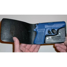 Kevin's Concealment Pocket Holster, Wallet Style For Full Concealment - Walther PPK-PPK/S - KCH - PPK/S, Right Handed, Black, Long Beavertail