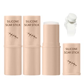 2PCS Scar Solutions Silicone Scar Stick, Silicone Scar Stick, Contains 60% Silicone, Easy-to-Use Stick Design, Manual Massage Applicator for Face and Body, Suitable for All Skin Types