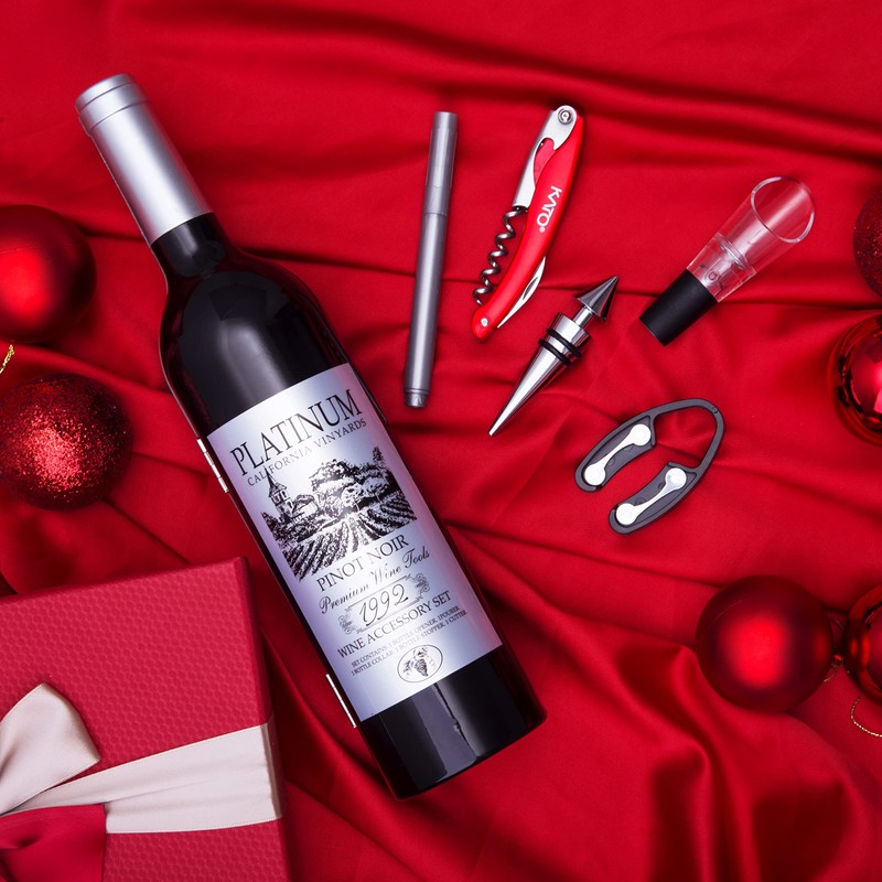 Kato Tirrinia 5 Pcs Wine Accessories Gift Set, Wine Opener