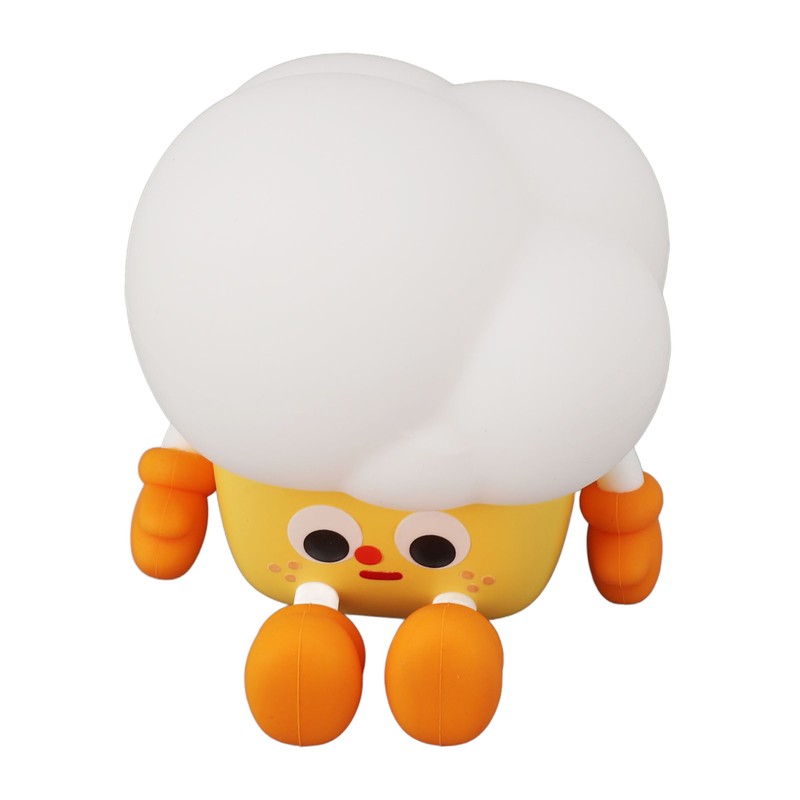 Cute Popcorn Night Light Silicone Nursery Night Light 3 Levels