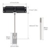 Automatic Door Closer, 1 x Spring Loaded Door Closer, 40