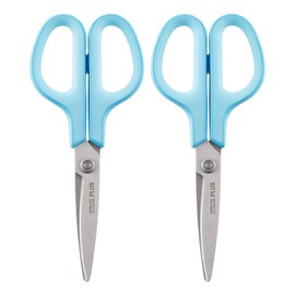 Plus Scissors Fit Cut Curve Standard Antibacterial Griff° Blue SC-175S-AB 35-736x2