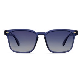 Peepers by PeeperSpecs Men's Blue Square Sunglasses, 2.50 + 2.5