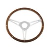 14'' Classic Riveted wooden steering wheel with 6 bolt and