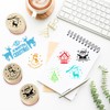7pcs Christmas Stamp Set, 7 Patterns Christmas Crafts Perfect for