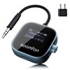 SOOMFON Bluetooth 5.3 Transmitter Receiver with 3.5mm Jack with LCD