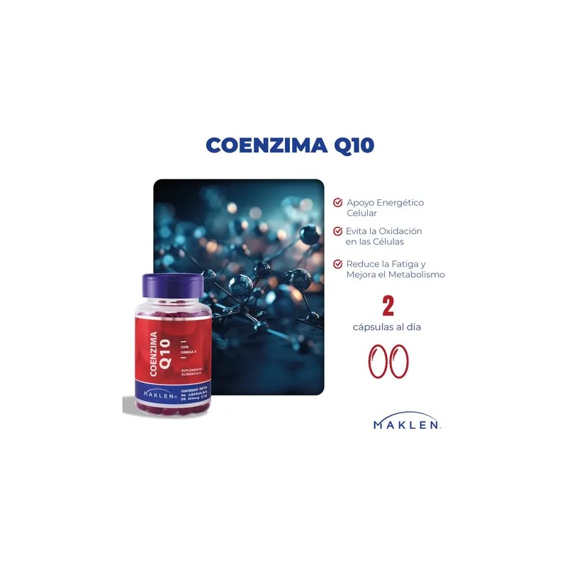 Co Q10 Coenzima Q10 Pura Omega 3 90 Softgels Maklen