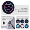 Denash 2.1in IPS Real Time Temperature Control Round CPU Liquid