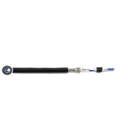 KWANGIL 24AWG 1Pr RS-485 Shielded Cable - Equal to Belden 9841, Str TC, PE Ins, OS+Drain+TC BRD, PVC JKT, 120 ohm for Low Voltage Analog Signals/Digital Control (Chrome 250FT)