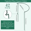 42 Pcs Upgraded Plant Support Stakes 9.8 x 14.6 Inch