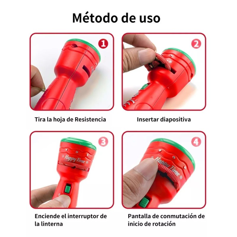 Show Me Navidades Proyector De Linterna Para Niños, Lámpara De