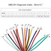 iKKEGOL OBD OBDII J1962 Male Connector to Open Plug Wire,