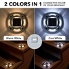 AGPTEK Solar Driveway Lights Outdoor 1 Pack, 2 Color Modes
