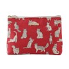 DDintex FLORET LONDON BASIC Pouch, L, Miao, Red, 7.1 x