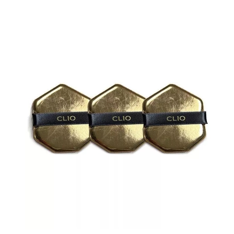 Clio double cover kill gold puff set 3EA