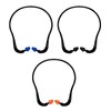 TAORANJU 3 Pairs Caps Banded Earplugs, Soundproof Noise Reduction Ear