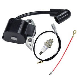 HUYUR Ignition Coil Module with Wires and Spark Plug for STIHL MS170 MS180 017 018 Chainsaw 1130 400 1302