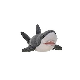 Wild Republic Great White Shark Plush, Stuffed Animal, Plush Toy, Gifts for Kids, Cuddlekins 13 inches
