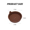 Couslcd 4 Pack Car Cup Coasters, Silicone Insert Recessed Car