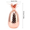 Cocktail Shaker Pineapple Shape Stainless Steel Polished Smooth Surface 500ml