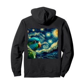 Pacific Parrotlet Starry Night Pacific Parrotlet Pullover Hoodie