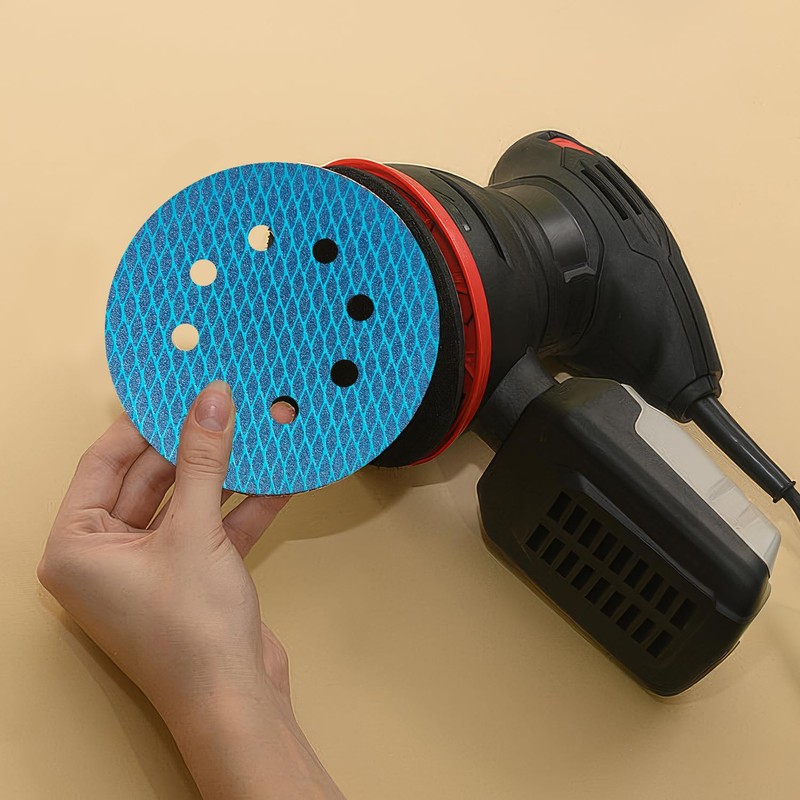 GZKTY Pack of 80 125 mm Velcro Sandpaper, Eccentric Sanding