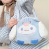 Autumn Winter Plush Underarm Bag Cute Soft Girls JK Uniform