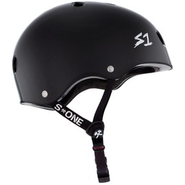 S1 Lifer Helmet for Skateboarding, BMX, and Roller Skating - EPS Fusion Foam, CPSC & ASTM Certified - Black Gloss Small (53.3 cm)
