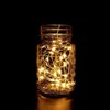 Solar Glass Jar Lid Lights 20 LED Fairy String Lights