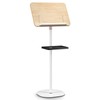 2 in 1 Adjustable Floor Book Stand & Music Stand