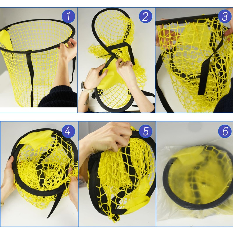 Zequech Pack of 2 base top bins target net, football