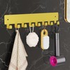 pickpiff Gold Key Holder for Wall Adhesive, Key Hooks with